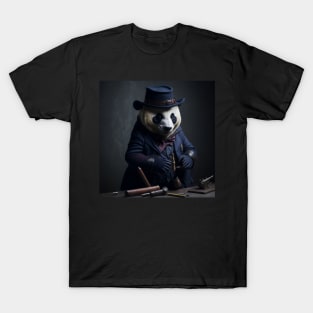 Panda bear at work T-Shirt